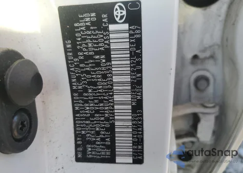 2020 Toyota Corolla Le z USA, uszkodzony, nr VIN 5YFEPRAE4LP098539